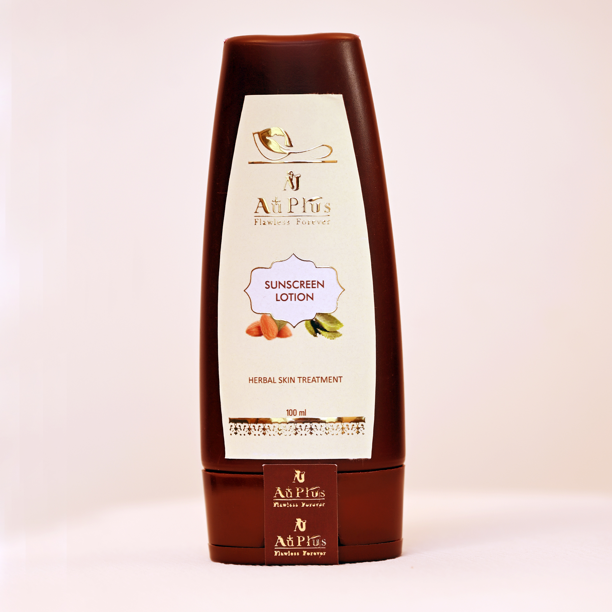 Sunscreen lotion front